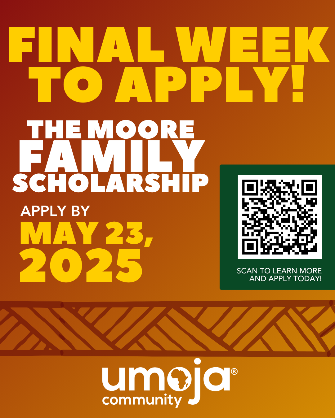 Final Day Moore Scholarship Flyer 